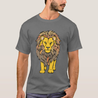 Camiseta Ruidosa Negrita: Fierce León Imprimir Camiseta"
