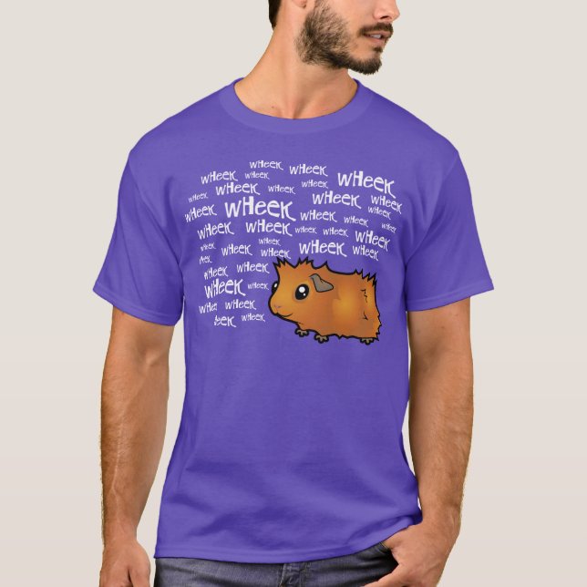 Camiseta Ruidoso cerdo guineano (espumado) (Anverso)
