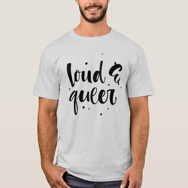 Camiseta Ruidoso y queer (Anverso)