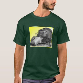 Camiseta Ruina amarilla del tren