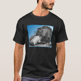 Camiseta Ruina azul del tren