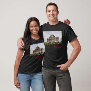 Camiseta Ruina de Macao de la Iglesia de San Pablo, recuerd