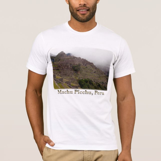 Camiseta Ruinas de Machu Picchu, Perú cerca (Anverso)