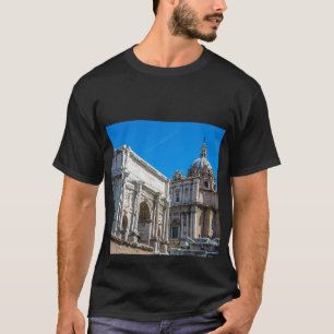 Camiseta Ruinas del Foro Romano en Roma, Italia