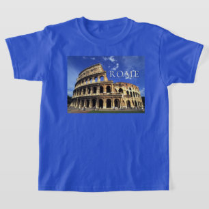 Camiseta Ruinas famosas del Coliseo   Roma Italia
