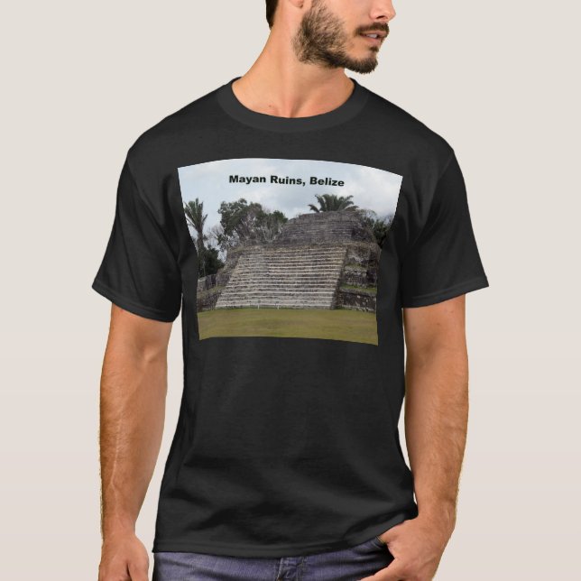 Camiseta Ruinas mayas, Belice (Anverso)