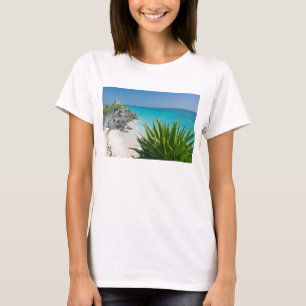 Camiseta Ruinas mayas en la playa en Tulum