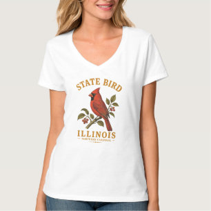 Camiseta Ruiseñor Escarlata de Illinois