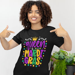Camiseta Rule the Parade in Style: Queen of Mardi Gras