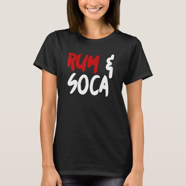 Camiseta Rum and Soca (Anverso)