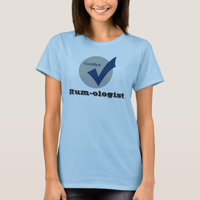 Camiseta Rum-ologist2 certificado (Anverso)
