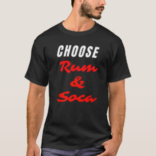 Camiseta Rum y Soca Trinidad Patrimonio de mujeres y hombre