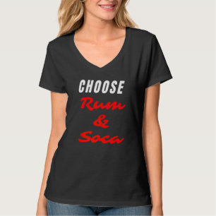 Camiseta Rum y Soca Trinidad Patrimonio de mujeres y hombre