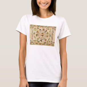 Camiseta Rumal: square embroidery cover showing Punjabi dan