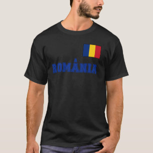 Camiseta Rumania - Bandera nacional romaní en el pecho