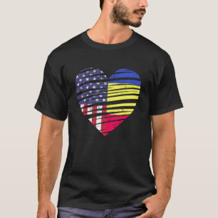 Camiseta Rumania Estados Unidos cultivó el patrimonio de EE