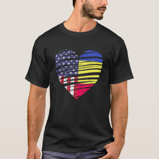 Camiseta Rumania Estados Unidos cultivó el patrimonio de EE