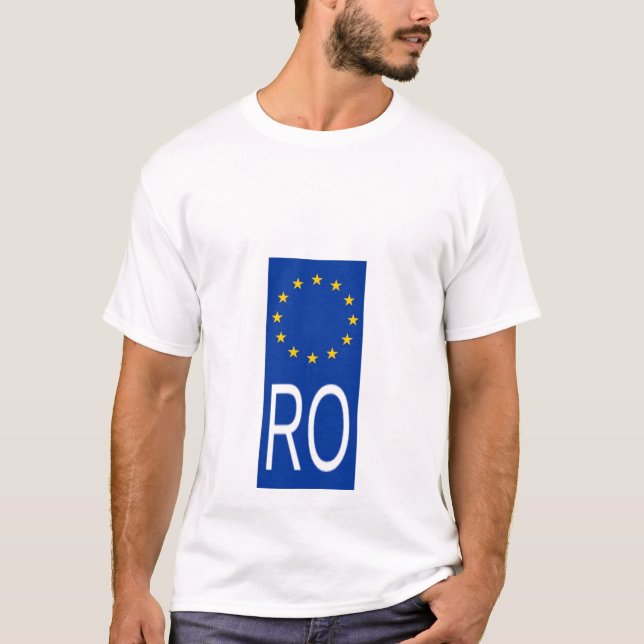 Camiseta Rumania euro (Anverso)