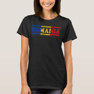 Camiseta Rumania Rumania Viaja Bandera rumana Orgullo ruman