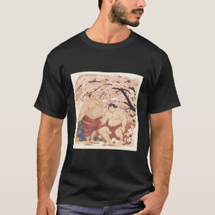 Camiseta Rumble renacentista luchador de sumo bajo cerezo