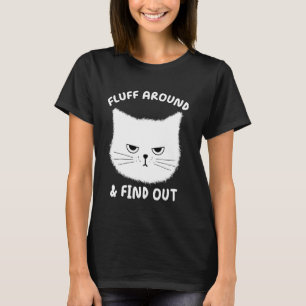 Camiseta Rumbo a Averiguar - Gato de Humor para Adultos Div