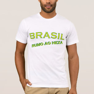 Camiseta Rumo ao del Brasil hexa