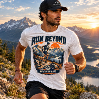 Camiseta RUN BEYOND – No Finish Line Running T-Shirt