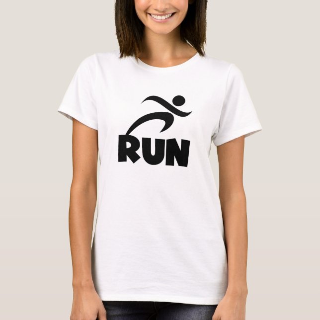 Camiseta RUN Black (Anverso)