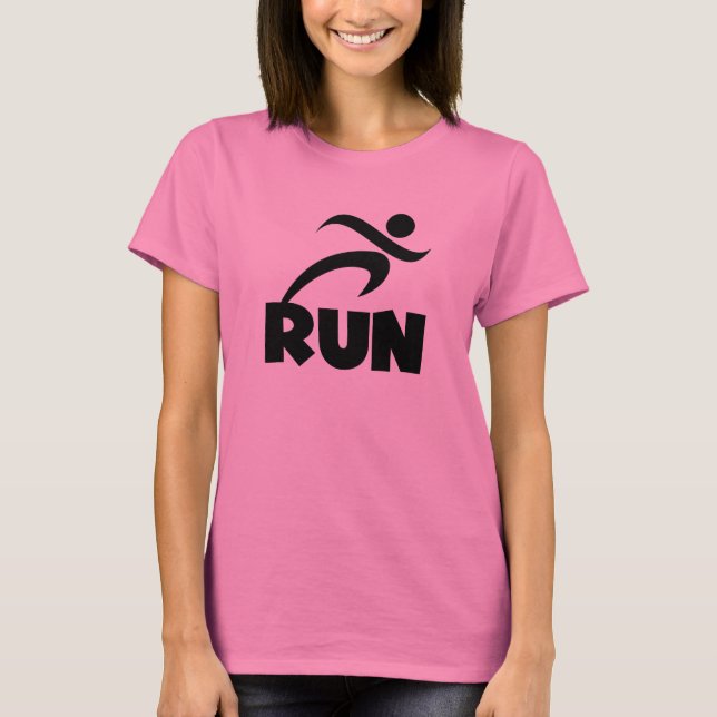 Camiseta RUN Black (Anverso)
