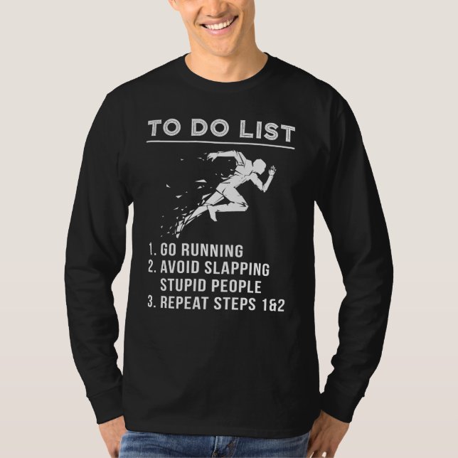 Camiseta Run & Chuckle - Tee de carreras ingenioso para el  (Anverso)