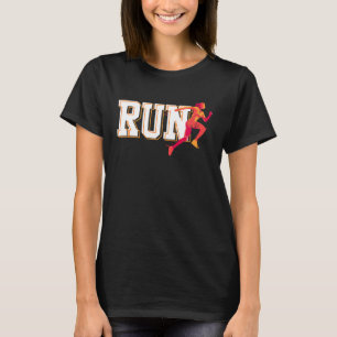 Camiseta RUN cross crountry track para mujeres chicas