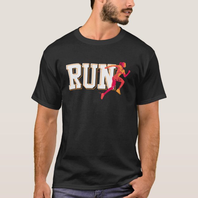 Camiseta RUN cross crountry track runner para mujeres (Anverso)