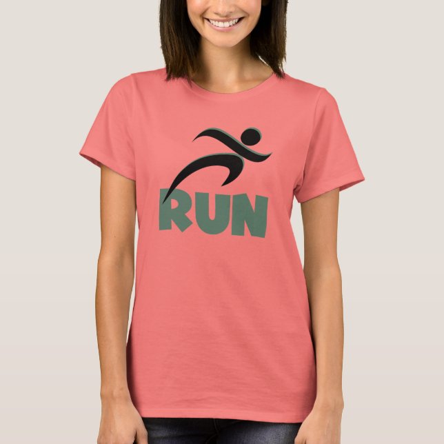Camiseta RUN Green (Anverso)