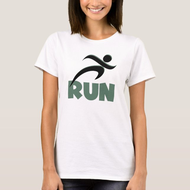 Camiseta RUN Green (Anverso)