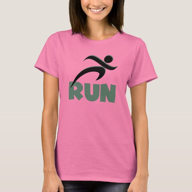 Camiseta RUN Green (Anverso)