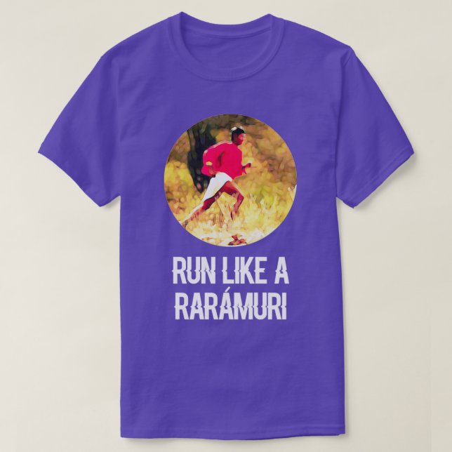 Camiseta Run Like a Raramuri (Diseño del anverso)