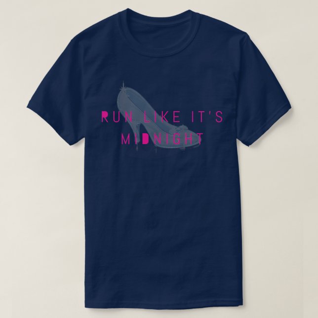 Camiseta Run Like Its Midnight Princess Athletic Runner  (Diseño del anverso)