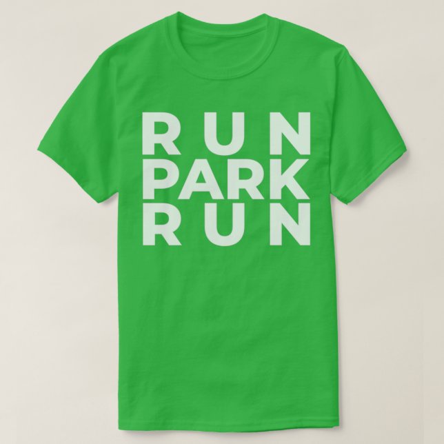 CAMISETA RUN PARKRUN RUN PARKRUN GREEN (Diseño del anverso)