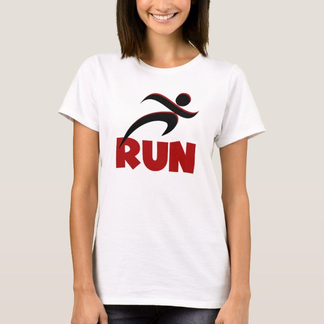 Camiseta RUN Red Fitness Running (Anverso)