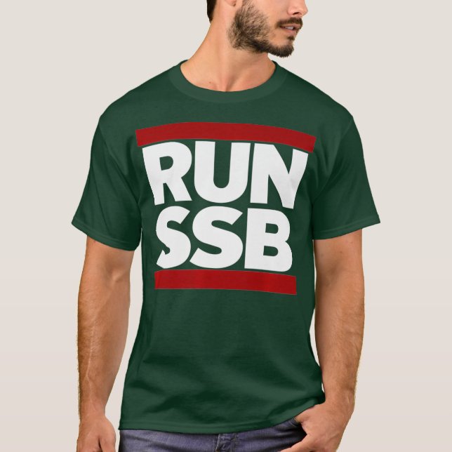 Camiseta RUN SSB  Ham Radio Premium (Anverso)