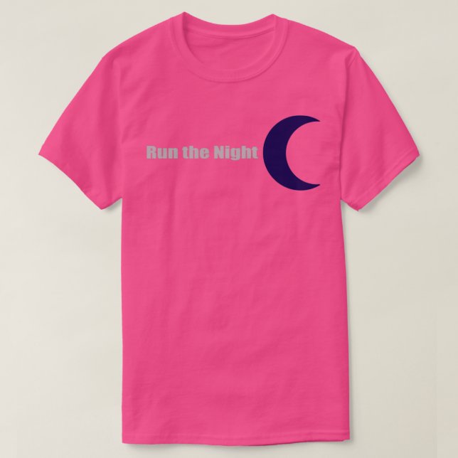 Camiseta Run the night (Diseño del anverso)