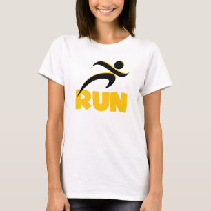 Camiseta RUN Yellow Fitness Running Athletic