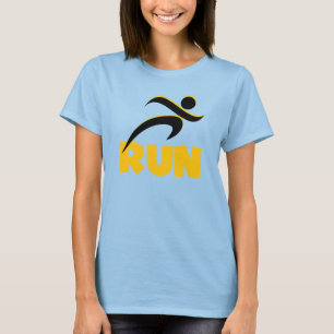Camiseta RUN Yellow Fitness Running Athletic