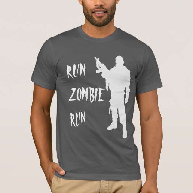 Camiseta Run Zombie Run -Shirt (Anverso)