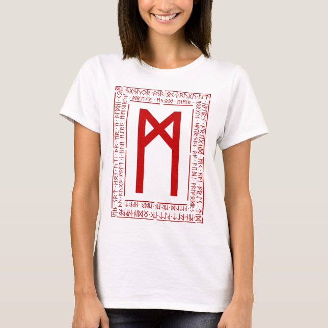 Camiseta Runa de Mannaz (Anverso)