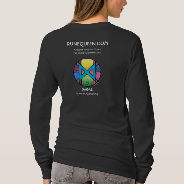 Camiseta RuneQueen Dagaz - Awakening - long sleeve  (Reverso)
