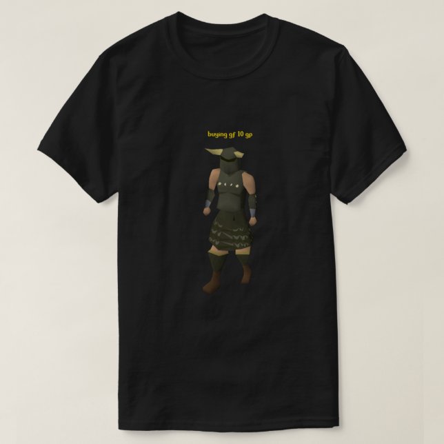 Camiseta Runescape Comprando Gf Classic (Diseño del anverso)