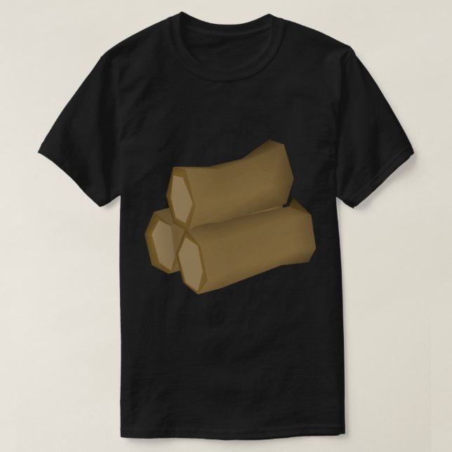 Camiseta Runescape de registros de roble (Diseño del anverso)