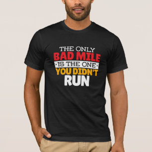 Camiseta Runner - Cita de ejecución divertida de una Milla 