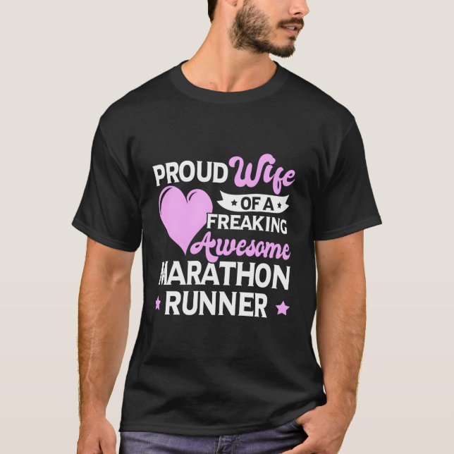 Camiseta Runner de la maratón de trotar (Anverso)